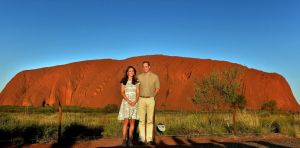 Kate Middleton and Prince William at Uluru formerly known as Ayers Rock.jpg
